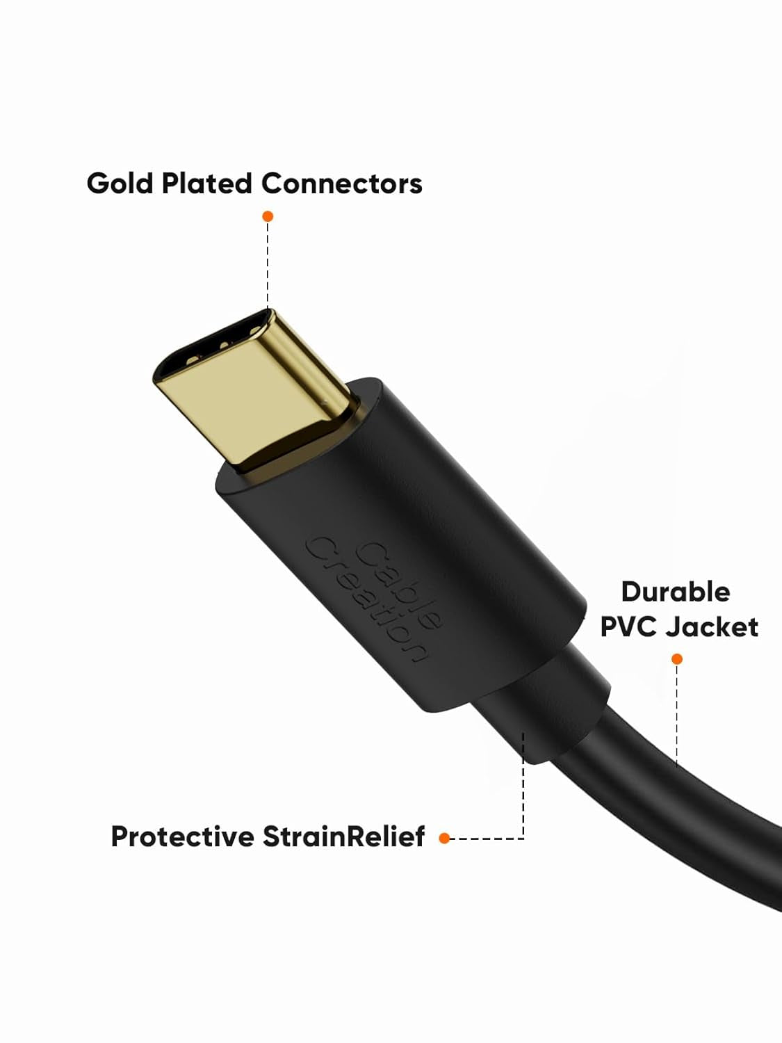 USB C to USB Cable Short USB C to USB a Short 6 Inch USB C Cable Fast Charging 3A USB a to USB C Short 480Mbps Data for Power Bank Stylus Pen S21 S20 Pixel Gopro Hero 0.15M Black